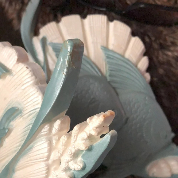 Vintage Burwood Set of Two Fish Wall Decor Plaques - Picture 6 of 7